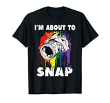 I'm About To Snap Photographer Camera Photography Cameraman T-Shirt