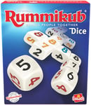 RUMMIKUB Dice - Jeu de Dés pour Adultes et Enfants dès 7 Ans - Jeu de Société Familial - Stratégie & Chance - Jeu de Voyage Facile à Transporter - Idée Cadeau - Parties Rapides 20 Min - 2 Joueurs