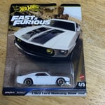 HOT WHEELS PREMIUM FAST AND FURIOUS 1969 FORD MUSTANG BOSS 302 4/5 HYP71 BNIP