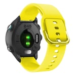 Garmin Forerunner 245 simple silicone watch band - Yellow