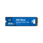 WD Blue 500GB SN5000 M.2 2280 PCIe Gen 4 NVMe SSD - 5000MB/s Read, 4000MB/s Write WDBS3F5000ANC-WRSN