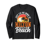 Beach Vacation Palm Trees Summer Hilton Head Island Long Sleeve T-Shirt