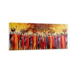 Impression sur Verre 100x40cm Tableaux Image Photo Afrique tribu Art Decoration