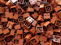 LEGO BRICKS 100 x BROWN 2x2 Pin  From Brand New Sets Sent In a Clear Sealed Bag