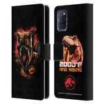 OFFICIAL JURASSIC WORLD FALLEN KINGDOM KEY ART LEATHER BOOK CASE FOR OPPO PHONES