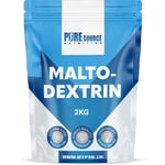 Pure Maltodextrin Pure Carbs Carbohydrate Powder 2KG - Energy Fuel Glycogen PSN