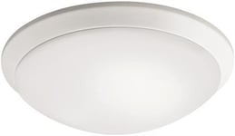 Vegg/takarmatur, LED, 12W, Hvit, IP21