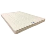 Matelas Tres Ferme 90x190 x 13,5 cm - 7 zones de Confort - Ame Mousse rembourrage 100 % polesther - âme 100 % polyuréthane poli lattex Haute