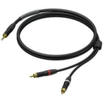 Procab PRA711/1.5 Prime câble adaptateur 1x mini-jack - 2x RCA 1,5 mètre