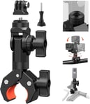 Super Clamp avec Filetage 1/4'' et Adaptateur pour caméra d'action, mâchoires pour Surface 17-40mm et Poteau comme Bureau, trépied, vélo, Guidon de Moto pour Gopro Insta360 DJI.[G410]