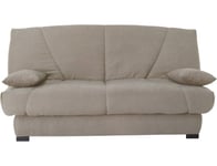 Canapé lit Eden Clic Clac 130cm taupe matelas 28kg