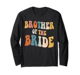 Brother Of The Bride Wedding Bridal Party Team Men Kids Long Sleeve T-Shirt