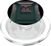 Costume amusant « We are Trapped Speech » PopSockets PopGrip pour MagSafe