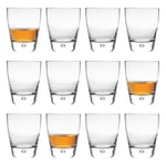 260ml Luna Whisky Glasses - Pack of 12 - By Bormioli Rocco