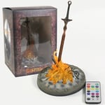 Figurine  Jeu Video DARK SOULS Épée de Feu Lumineuse LED ILLUMINATION