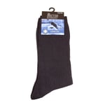 Ankelsockor lös resår svart 3-pack stl 43-45