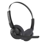 JLAB AUDIO Wired Bluetooth Headset GO Work Pop IEUHBGWRKPOPRBLK4