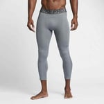 Mens Nike Pro Hypercool Running Tights Grey Silver Small S 848976-065