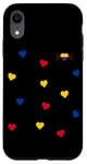 Coque pour iPhone XR Colombian Heart Pride National Colors Love