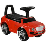 AIYAPLAY Porteur Trotteur Enfants Voiture Licence Bentley Bentayga 18-36 Mois Coffre - klaxon - 67 x 29 x 39 cm Rouge