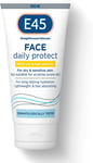 E45 SPF Face Moisturiser - Hydrating Facial Moisturiser SPF 30 Protection agains