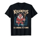 Krampus Is Coming To Town Christmas Monster Men Women Kids T-Shirt