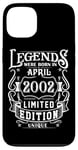 Coque pour iPhone 13 Anniversaire Avril 2002 Édition Limitée Cadeau Utilisé April