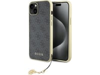 Guess Guess Guhcp15mgf4ggr Iphone 15 Plus 6.7" Szary/Grey Hardcase 4G Charms Collection