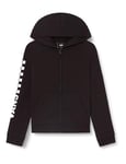 Vans Girl's Hooded Sweatshirt Chalkboard Zip Hoodie, Black, M