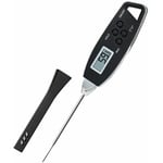 Ensoleille - Thermomètre alimentaire de cuisine, thermomètre à aiguille alimentaire étanche bbq mesure rapide de la température le ,noir