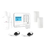 Kit Alarme Maison connectée sans Fil WiFi Box Internet et GSM Futura Blanche Smart Life- Lifebox - KIT Animal 2