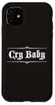 Coque pour iPhone 11 Design gothique original CRY BABY