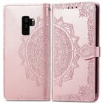 Coque pour Samsung Galaxy S9 Plus,Housse Cuir PU Portefeuille Flip Case Cover Etui pour Samsung Galaxy S9 Plus,Magnétique Porte Carte Étui à Rabat Pochette