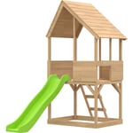 Tp Toys - Cabane enfant sur pilotis avec bac à sable Lookout Avec glissière