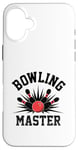 Coque pour iPhone 16 Plus Bowling Master Bowler