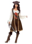 Smiffys Costume jeune fille pirate de haute mer, avec robe, pantalon et baudrier