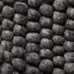 HAY Peas wool rug 170x240 cm Dark grey