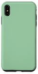 Coque pour iPhone XS Max Couleur simple vert menthe clair