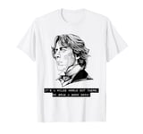 Oscar Wilde pun quote books reading English literature T-Shirt