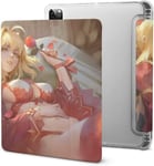 Fate/Grand Order Jeanne Marsh Rin Ipad Pro Case 2021 Avec Plumier, Antichoc, Mise En Veille/Réveil Automatique, Housse De Protection Transparente Pour Tablette 11 Pouces