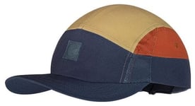 Casquette unisexe buff 5 panel go domus bleu orange