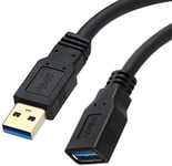 USB 3.Extension Cable Data Transfer Charger Lead Male to Female 30CM All Devices