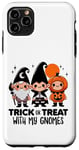 Coque pour iPhone 11 Pro Max Trick or Treat with my Gnomes Costume d'Halloween amusant et mignon