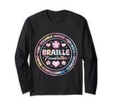 Braille Translator Braille Alphabet Braille Language Braille Long Sleeve T-Shirt