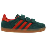 adidas Originals Sneaker Gazelle Velcro - Grønn/Rød Barn, størrelse 31