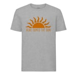 T-Shirt Homme Col Rond Here Comes The Sun Soleil Eté Aurore