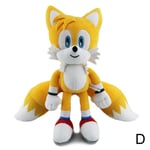 30 cm Sonic The Hedgehog Shadow Amy Rose Knuckle Tail Plyschleksak CW-Xin D One size