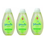 3x Johnson's Baby Chamomile Shampoo Pure & Gentle Daily Care 500ml