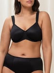 Triumph Essential Minimizer bra - Black, Black, Size 34F, Women