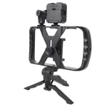 Smartphone Video Microphone Kit Vlogging Kit With Camera Cage Fill Light T